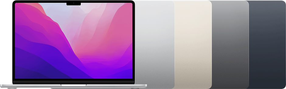 Apple MacBook Air M2 — representative demo image; not a photo of actual stock